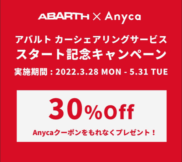 ABARTH × Anyca